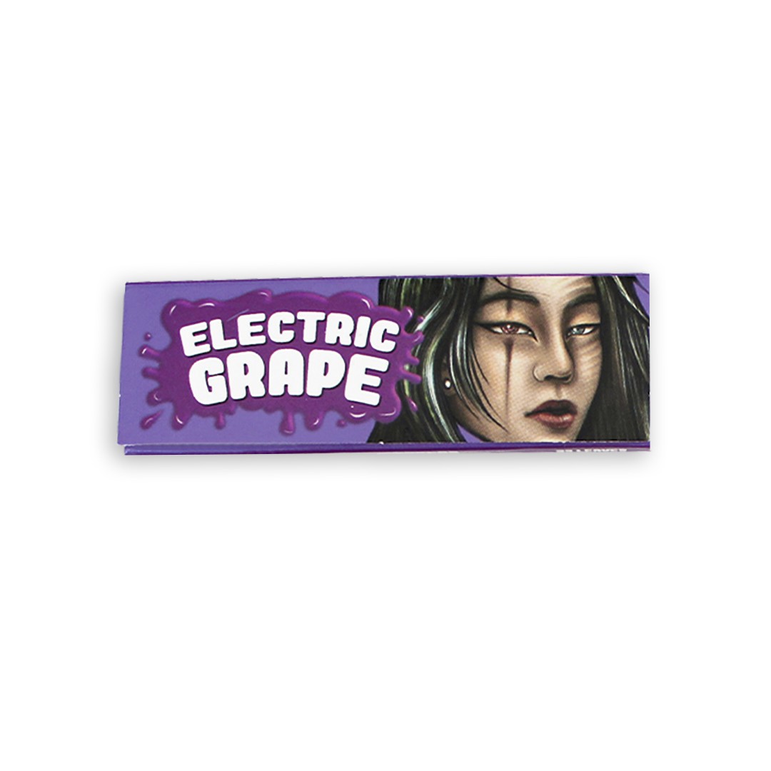 Papel p/ Armar Saborizado ELECTRIC GRAPE x 50u. Lion Rolling Circus